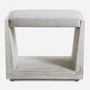 Cabana White Small Bench thumbnail 0