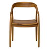 Ingrid Arm Chair in Teak, by Woven, 22" width x 31" height x 23" depth thumbnail 3