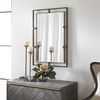 Carrizo Gold & Bronze Rectangle Mirror, by Uttermost, 22" width x 32" height x 1.25" depth thumbnail 4