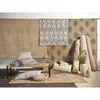 Atolia Handmade Trellis Natural/ Navy Area Rug (9'X12') thumbnail 0
