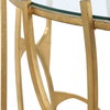 Ritual Round Gold Side Table, Side & End Table by Uttermost, 22.05" width x 25" height x 22.05" depth thumbnail 4