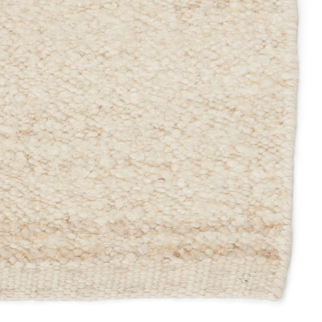 Jaipur Living Istar LEO03 Handmade Stripes Ivory and Tan Area Rug (8'x10') large image 