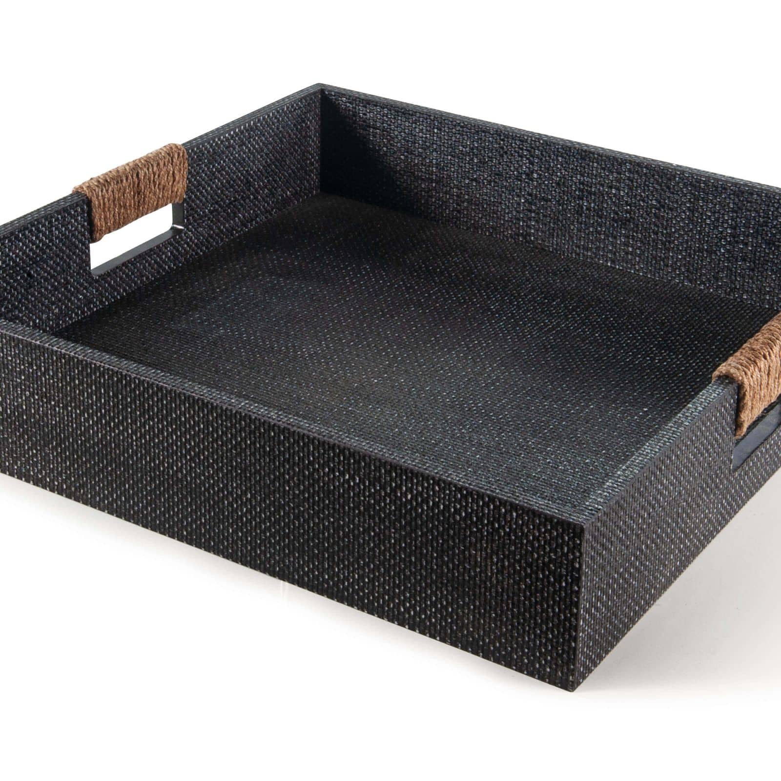Logia Square Tray Large (Grey), Trays & Platter by Regina Andrew Detroit, 18" width x 3.5" height x 18" depth thumbnail 4