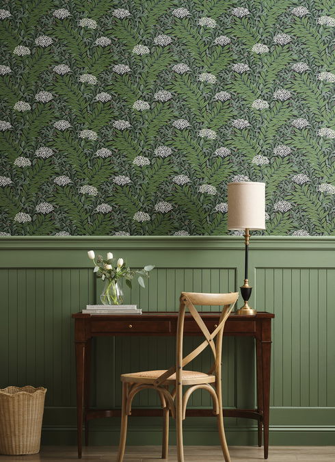 Highgrove Black Wallpaper