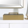 Wessex Gray Box, Boxe by Uttermost, 14" width x 4.75" height x 7" depth thumbnail 2
