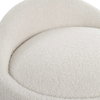 Swirl Swivel Sheepskin Ottoman, by Uttermost, 21" width x 24" height x 21" depth thumbnail 9