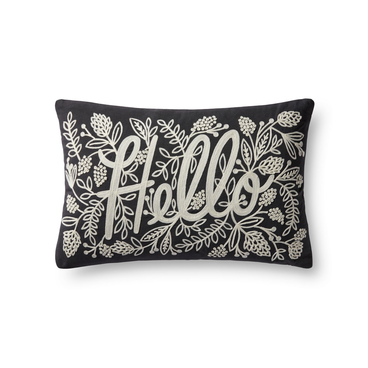 Rifle Paper Co. x Loloi Pillows Pillow, Decorative Pillow, 13" length x 21" width