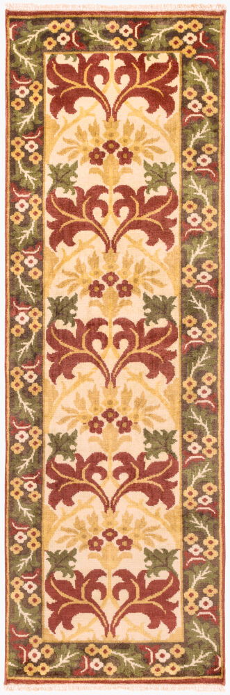 Uncharted Handmade Rug, by Surya, 8' length x 2'6" width