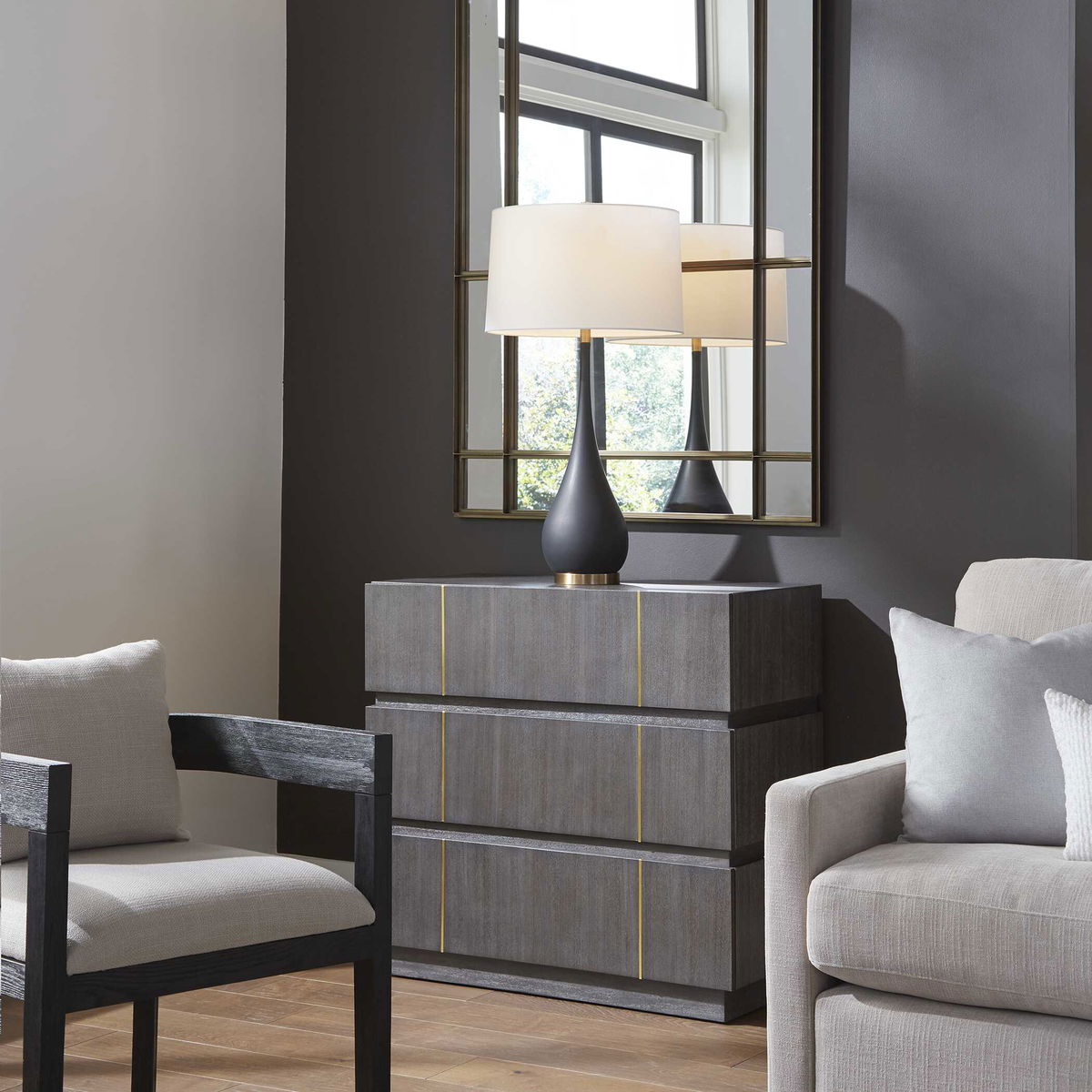 Between The Lines Accent Chest, Cabinets & Chest by Uttermost, 37" width x 35" height x 18" depth View 2