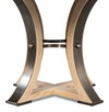 Tower Jupe Dining Table Med Bleached Oak, by Sarreid, 4'7" length x 4'7" width x 2'6" height thumbnail 6