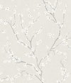 Cherry Blossom Pearl Peel & Stick Wallpaper, by York Wall, 16'6" length x 1'8.5" width x 0.02" depth thumbnail