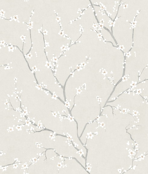 Cherry Blossom Pearl Peel & Stick Wallpaper