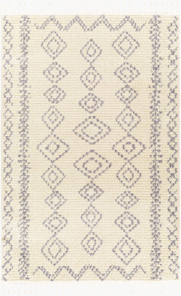 Casablanca Shag Machine Woven Rug, by Surya, 1'3.75" length x 1'3.75" width