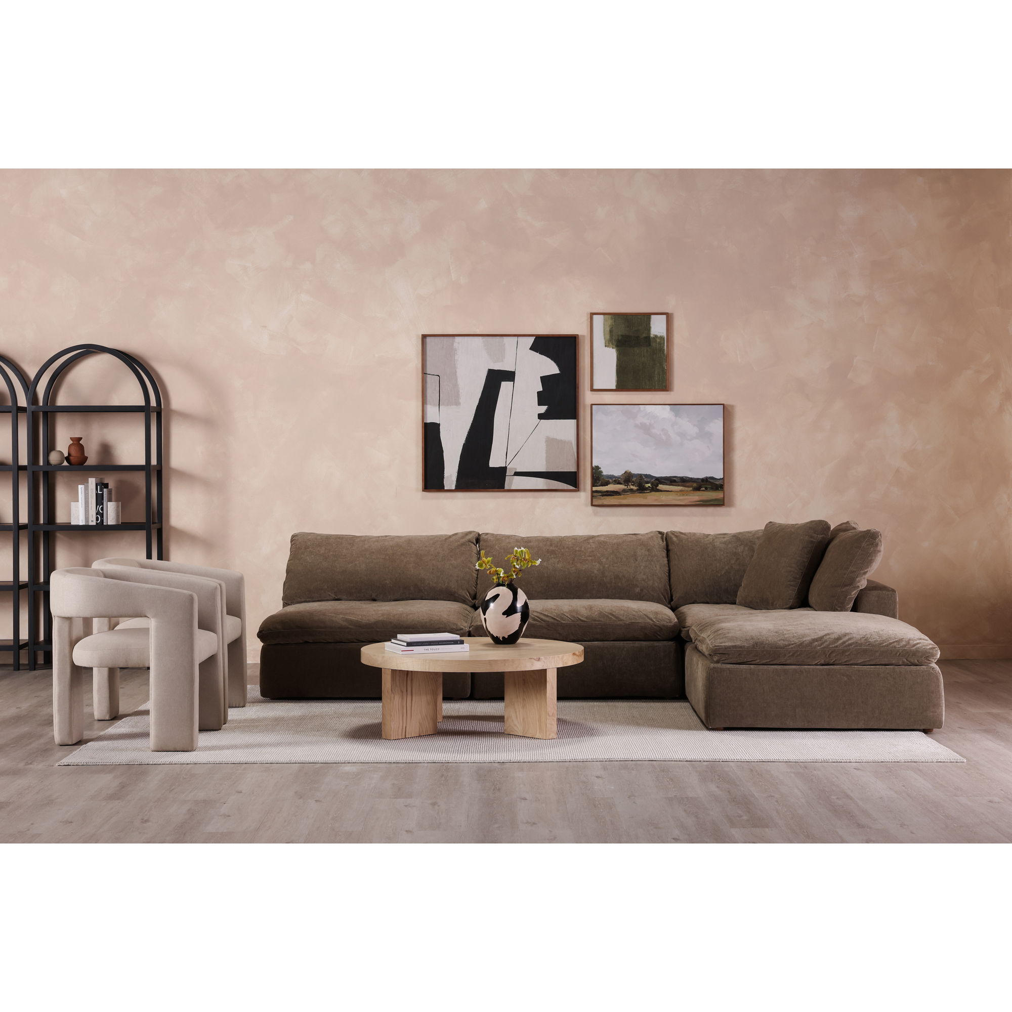 Clay Slipper Chair Desert Sage large image 