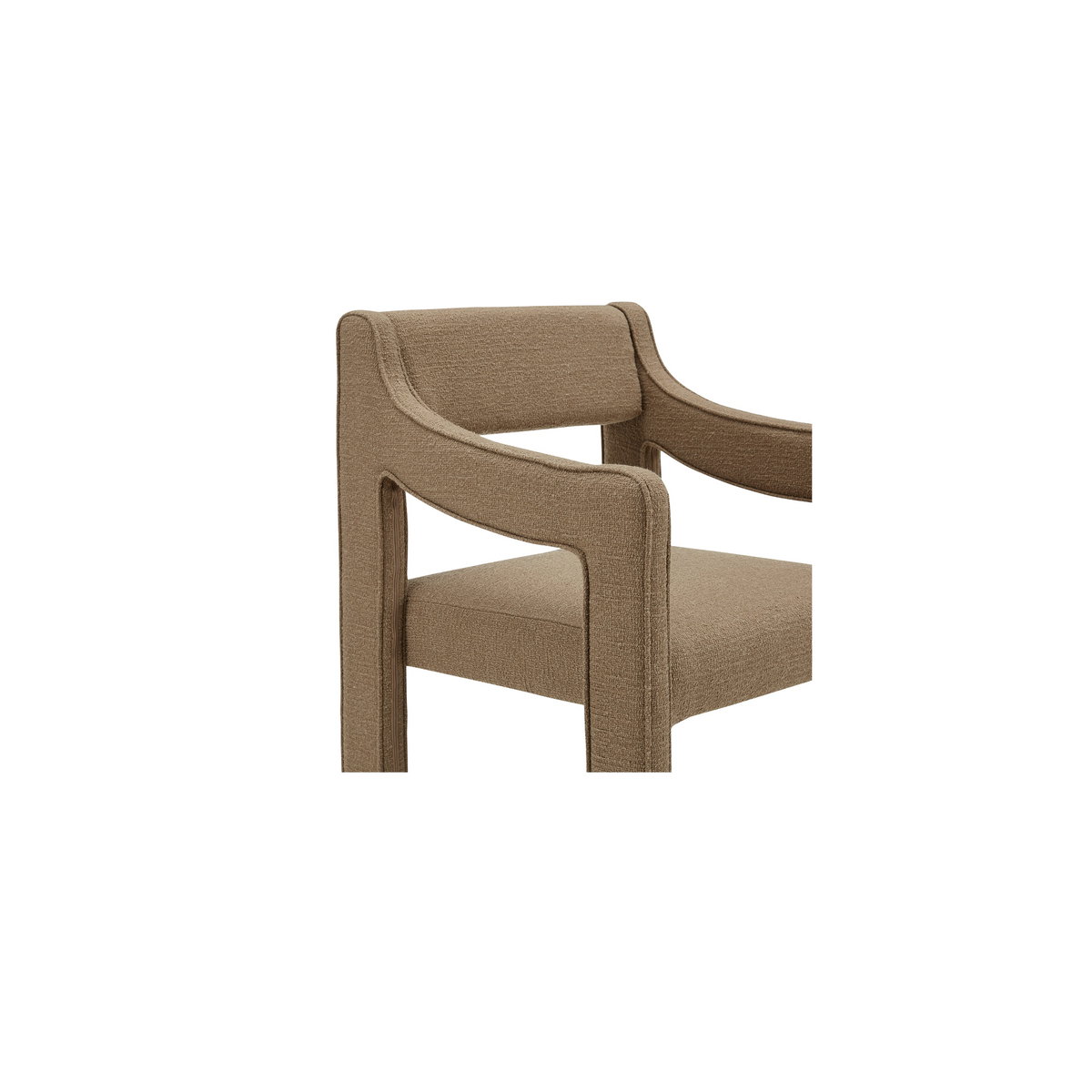 Elise Dining Chair Ochre, by Moe's Home, 22.8" width x 31.9" height x 22.2" depth View 6