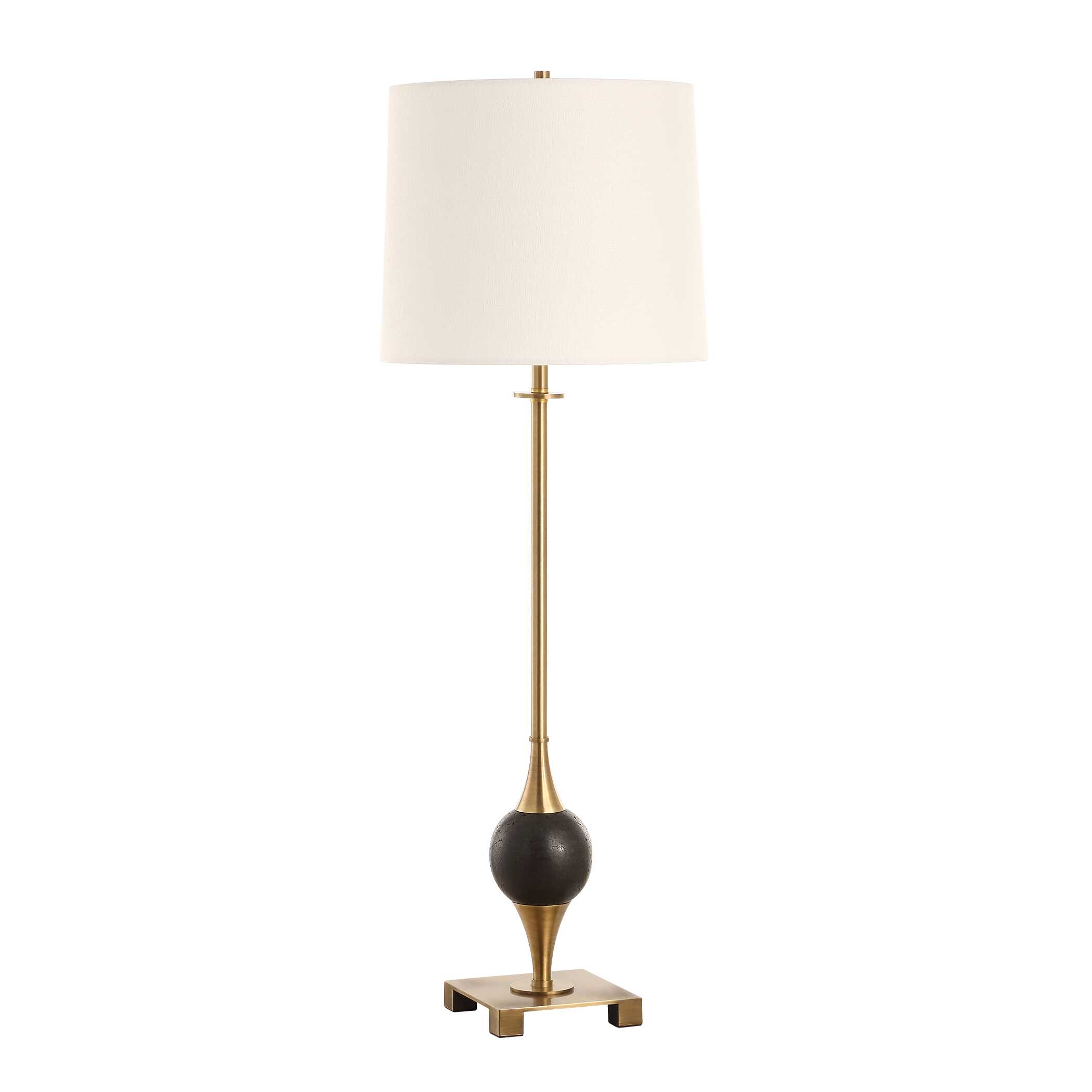 Dempsey Marble Buffet Lamp, by Uttermost, 12" width x 35" height x 12" depth View 6