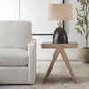 Pruitt Modern Accent Table, Side & End Table by Uttermost, 22.25" width x 24.25" height x 15.75" depth thumbnail 2