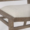 Wynn  Cream Upholstered Fabric with Brown Wood Dining Chair thumbnail 11