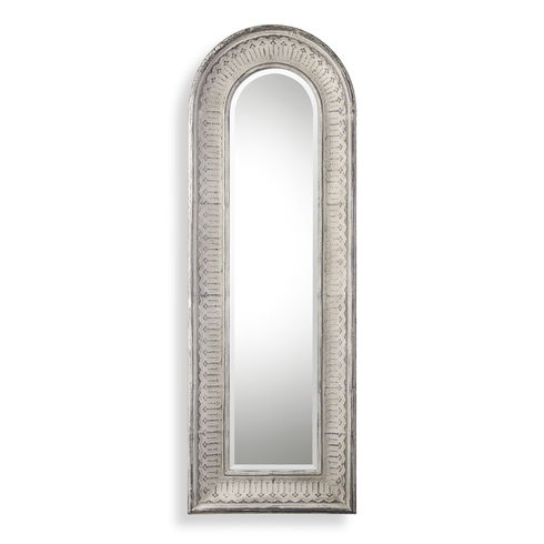 Argenton Aged Gray Arch Mirror