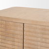 Sorina Reverse Fluted Light Brown Wood Accent Cabinet thumbnail 9