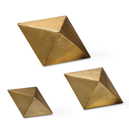 Rhombus Champagne Accents, S/3