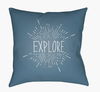 Explore II Accent Pillow, Decorative Pillow by Surya, 18" length x 18" width thumbnail