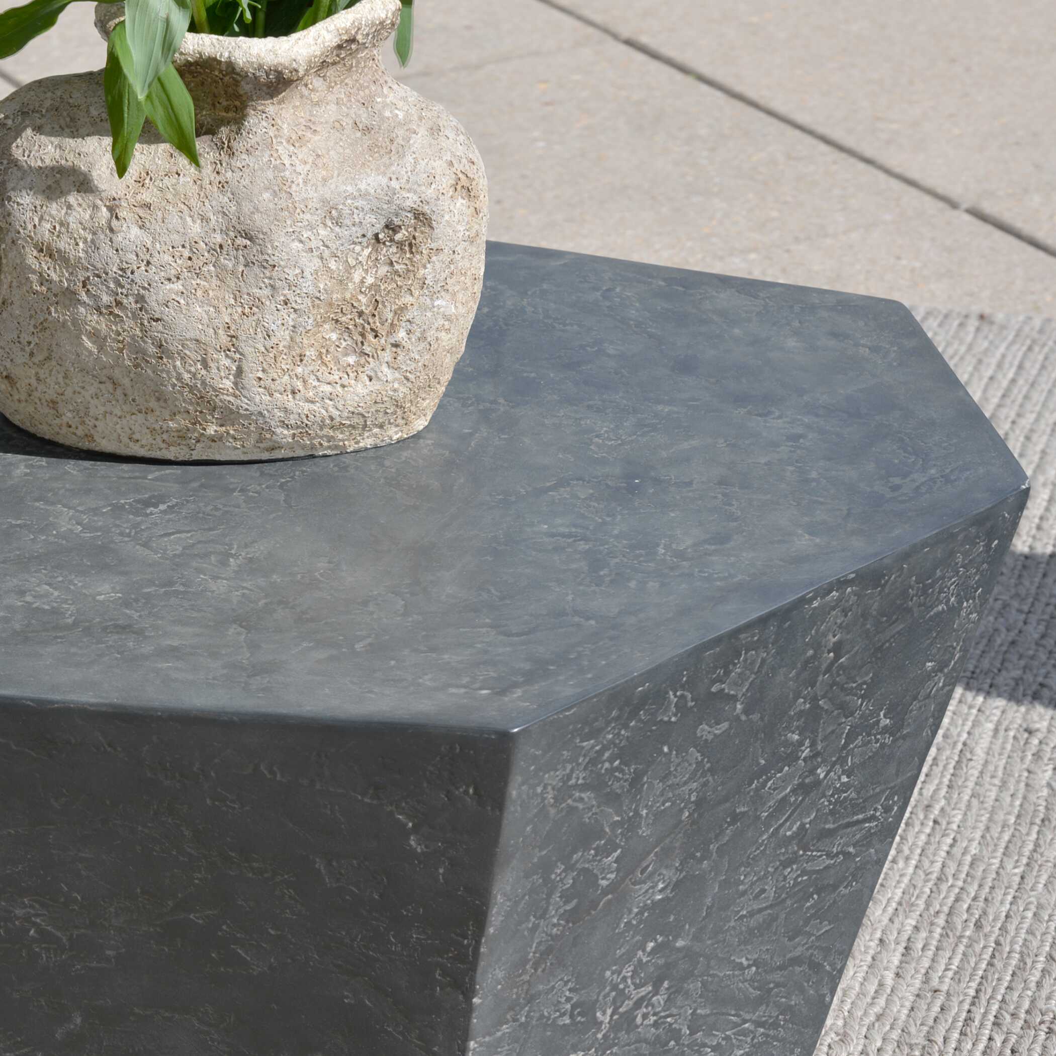 Parra Slate Outdoor Coffee Table large image 