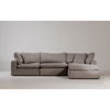 Terra Condo Lounge Modular Sectional Light Grey, Sectional Sofa by Moe's Home, 114" width x 32" height x 76" depth thumbnail 6