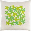 Little Flower Accent Pillow, Decorative Pillow by Surya, 18" length x 18" width thumbnail