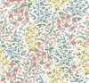 Wildwood Garden White & Pink Wallpaper thumbnail 1