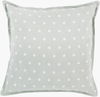 Polka Dot Accent Pillow, Decorative Pillow by Surya, 18" length x 18" width thumbnail