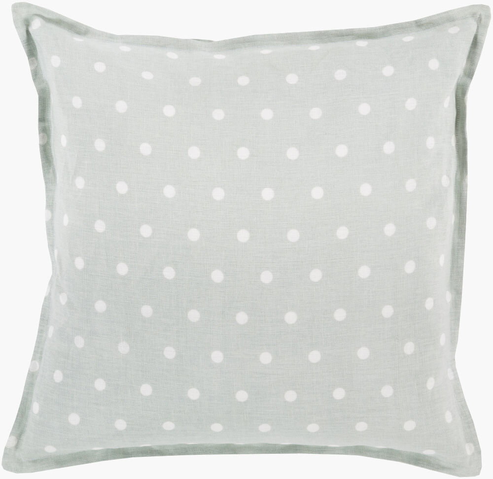 Polka Dot Accent Pillow, Decorative Pillow by Surya, 18" length x 18" width