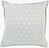 Polka Dot Accent Pillow, Decorative Pillow by Surya, 20" length x 20" width thumbnail