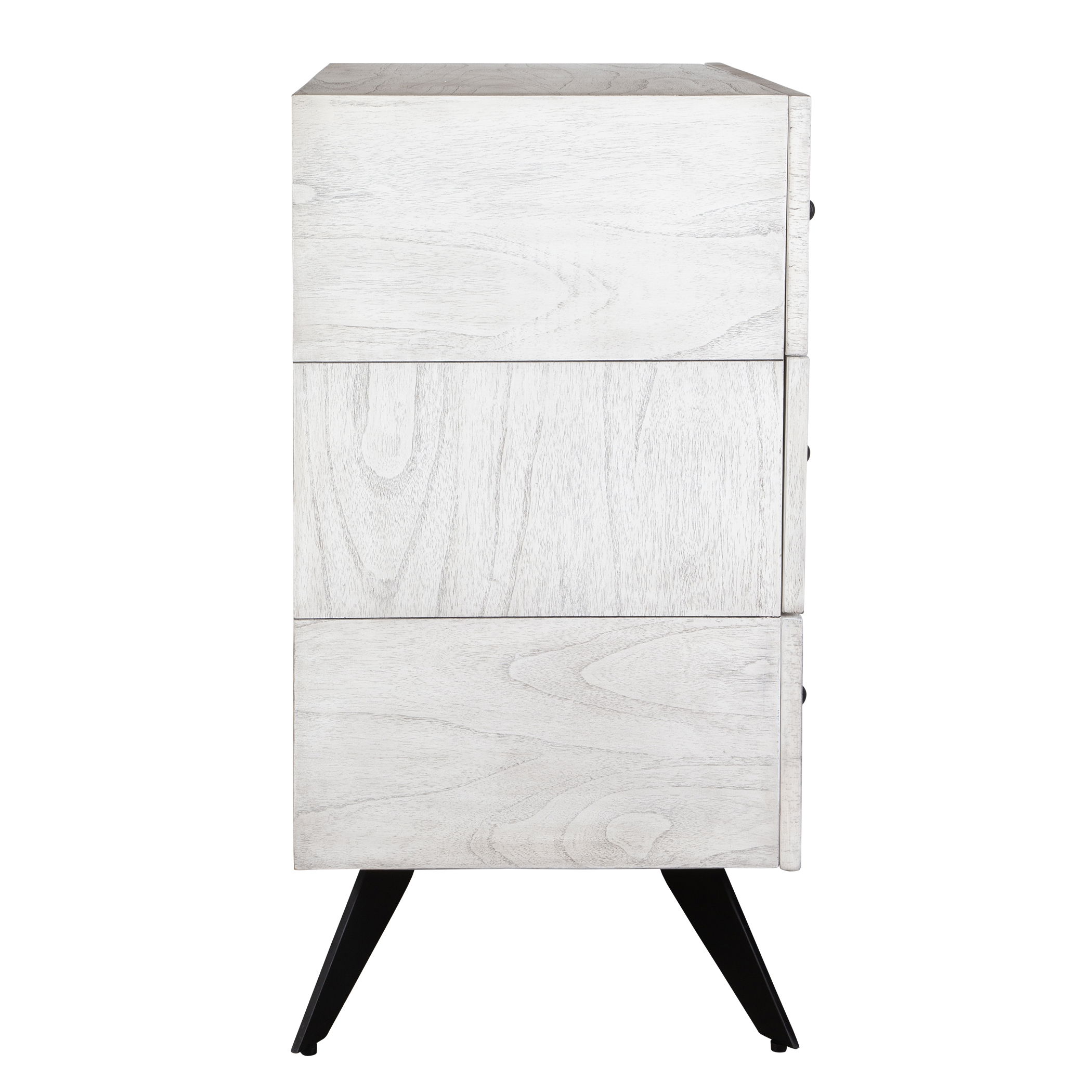 Vivi 3 Drawer White Chest large image 