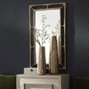 Vertiforge Antique Gold Vases Set/2, by Uttermost, 7.5" width x 27.75" height x 7.5" depth thumbnail 2