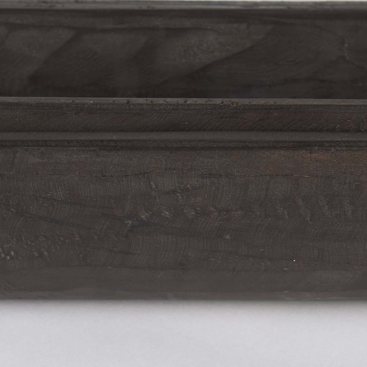 Athena Set of 2 Extra Large Black-Brown Reclaimed Wood Trays, Decorative Tray by Mercana, 34" length x 8" width x 5" height View 8