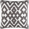 Large Zig Zag Accent Pillow, Decorative Pillow by Surya, 18" length x 18" width thumbnail
