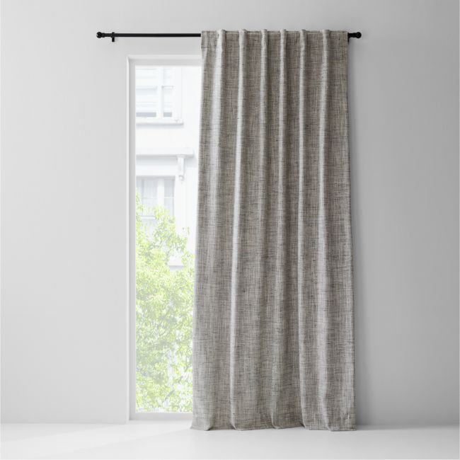 Online Designer Bedroom Reid Pebble Grey Blackout Window Curtain Panel 52"x96