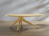 Rosemary Coffee Table, Wheat, Living Room by Greenington, 34" length x 46.5" width x 16" height thumbnail 4