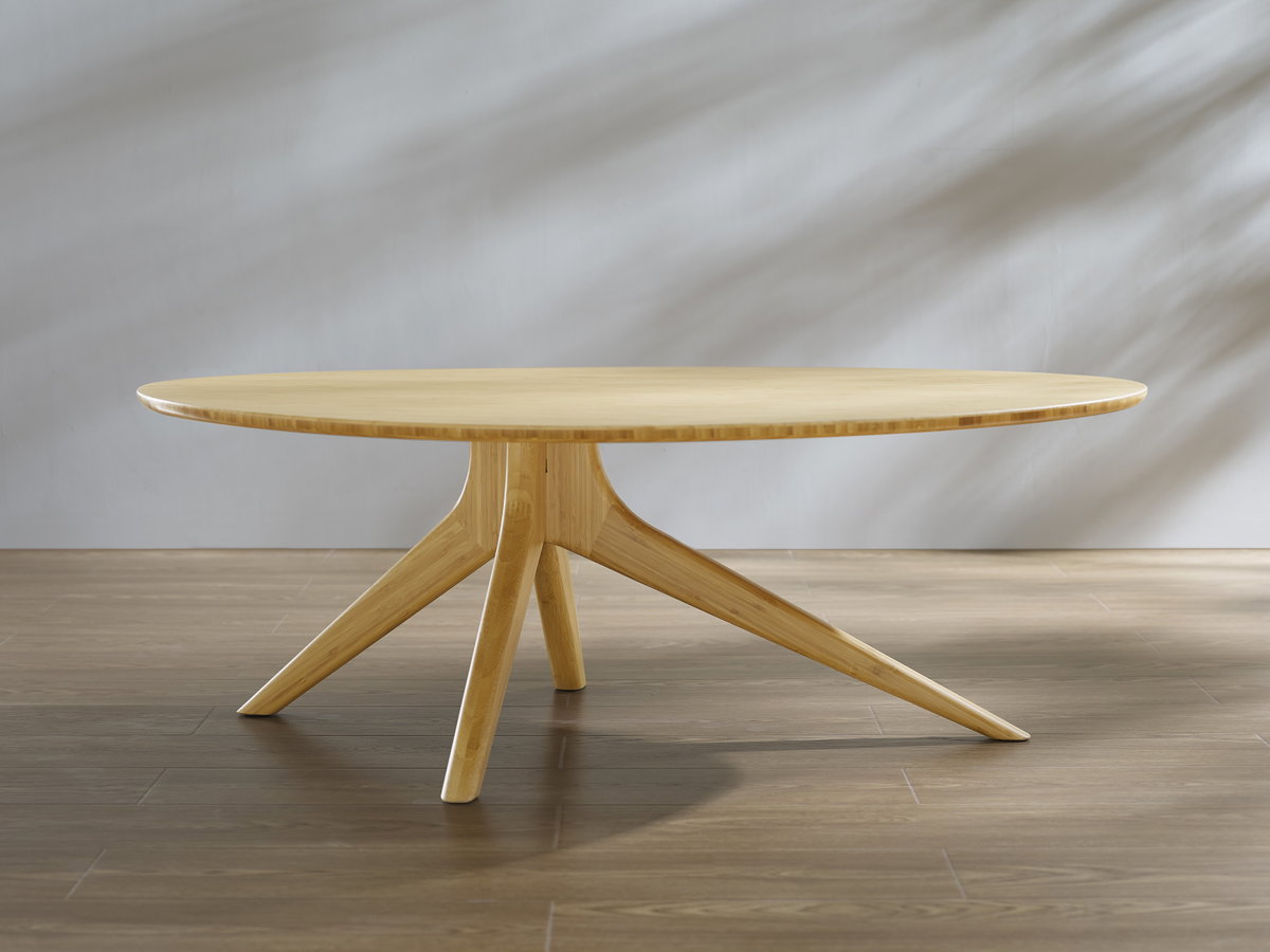 Rosemary Coffee Table, Wheat, by Greenington, 34" length x 46.5" width x 16" height View 4