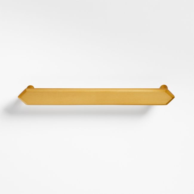 Online Designer Kitchen Hex 6" Brass Bar Pull