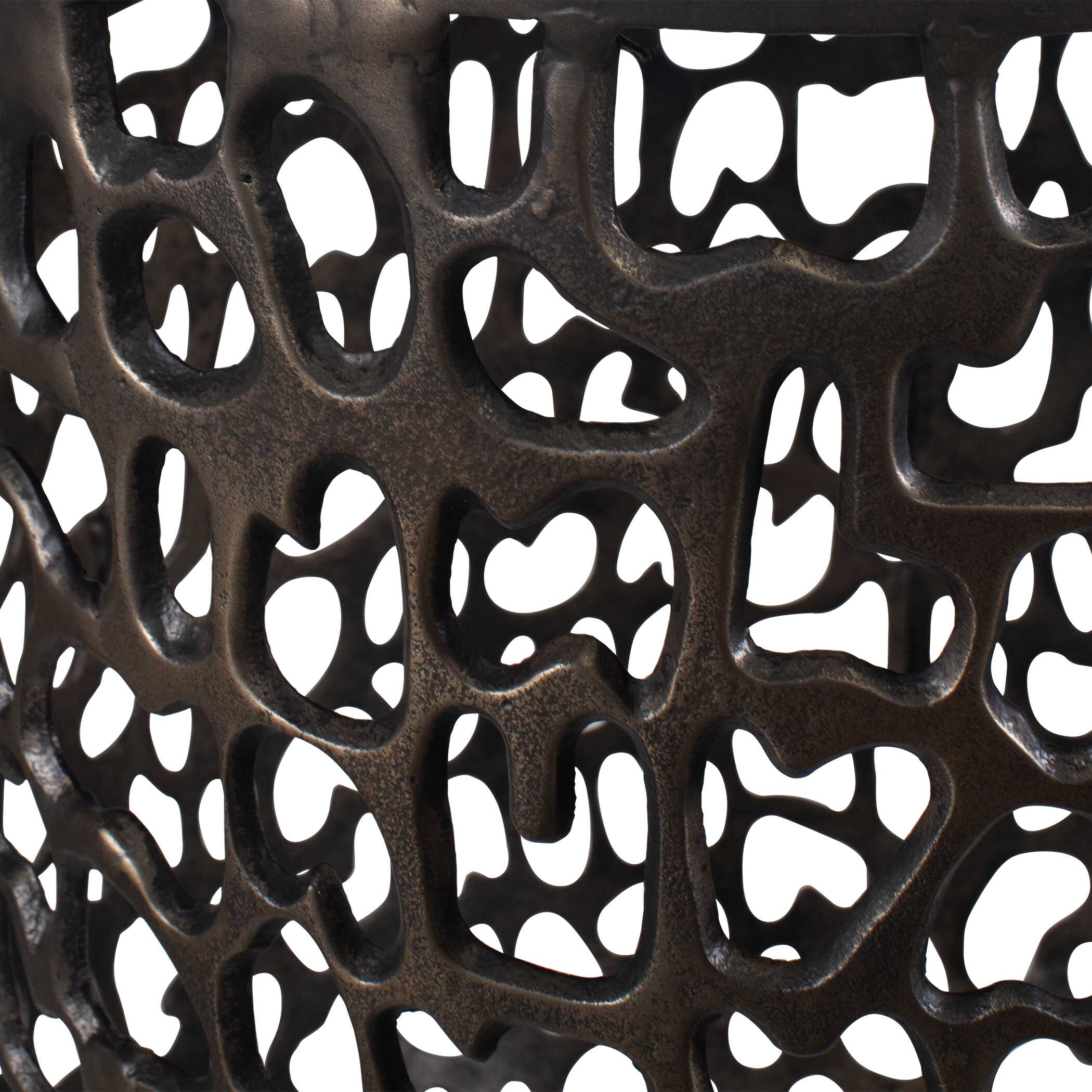 Sabena White Marble Outdoor Side Table large image 