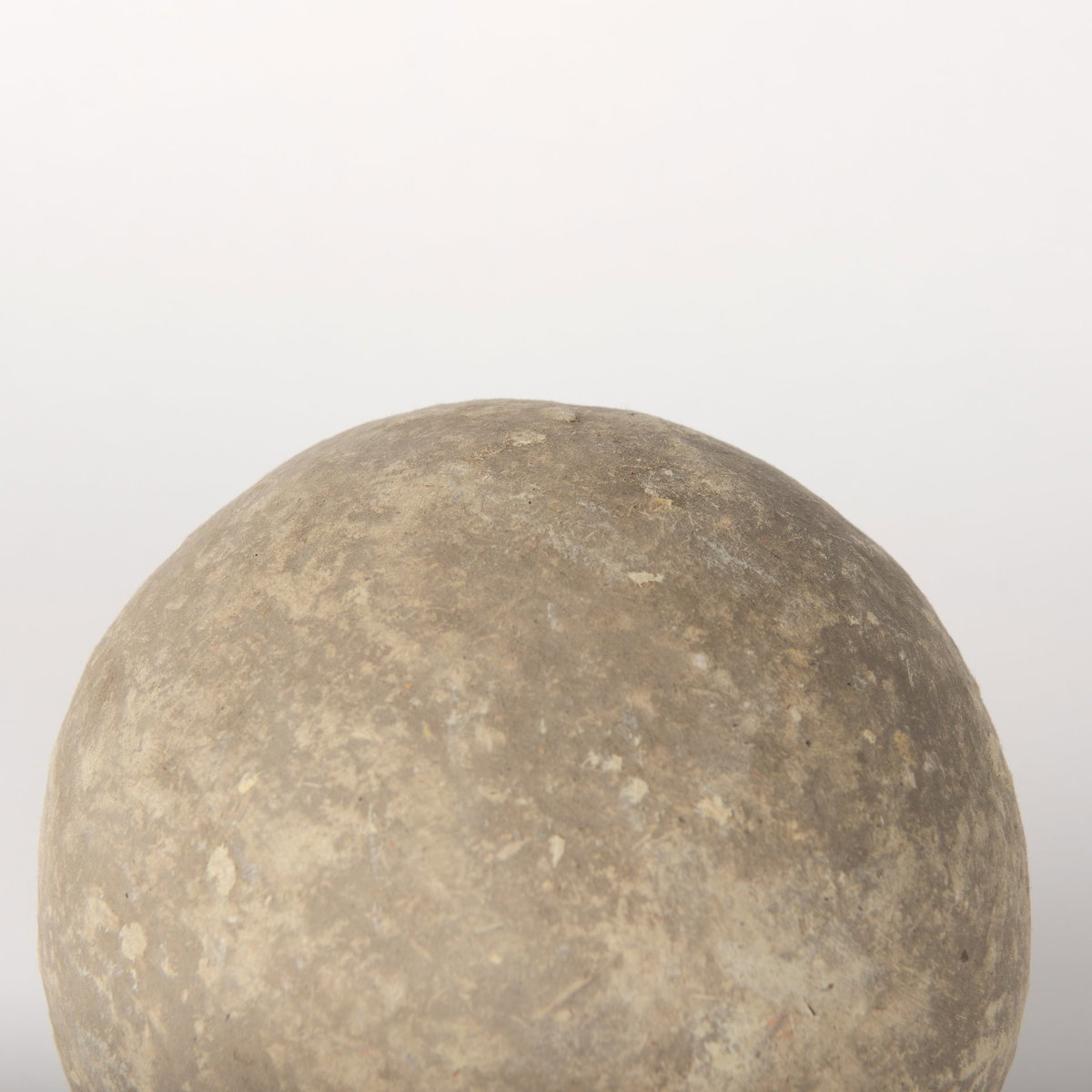 Sunita Set of 3 Gray Paper Mache Orbs, Decorative Object by Mercana, 6" length x 6" width x 6" height View 8