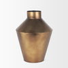 Perrin Small Brushed Gold Metal Decorative Vase thumbnail 5