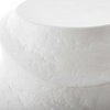 Winded Outdoor White Accent Table, Outdoor Table by Uttermost, 1'2.5" width x 1'8" height x 1'2.5" depth thumbnail 7