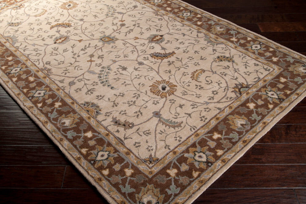 Caesar Handmade Rug, by Surya, 1'6" length x 1'6" width