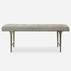 Imperial Upholstered Gray Bench thumbnail 0