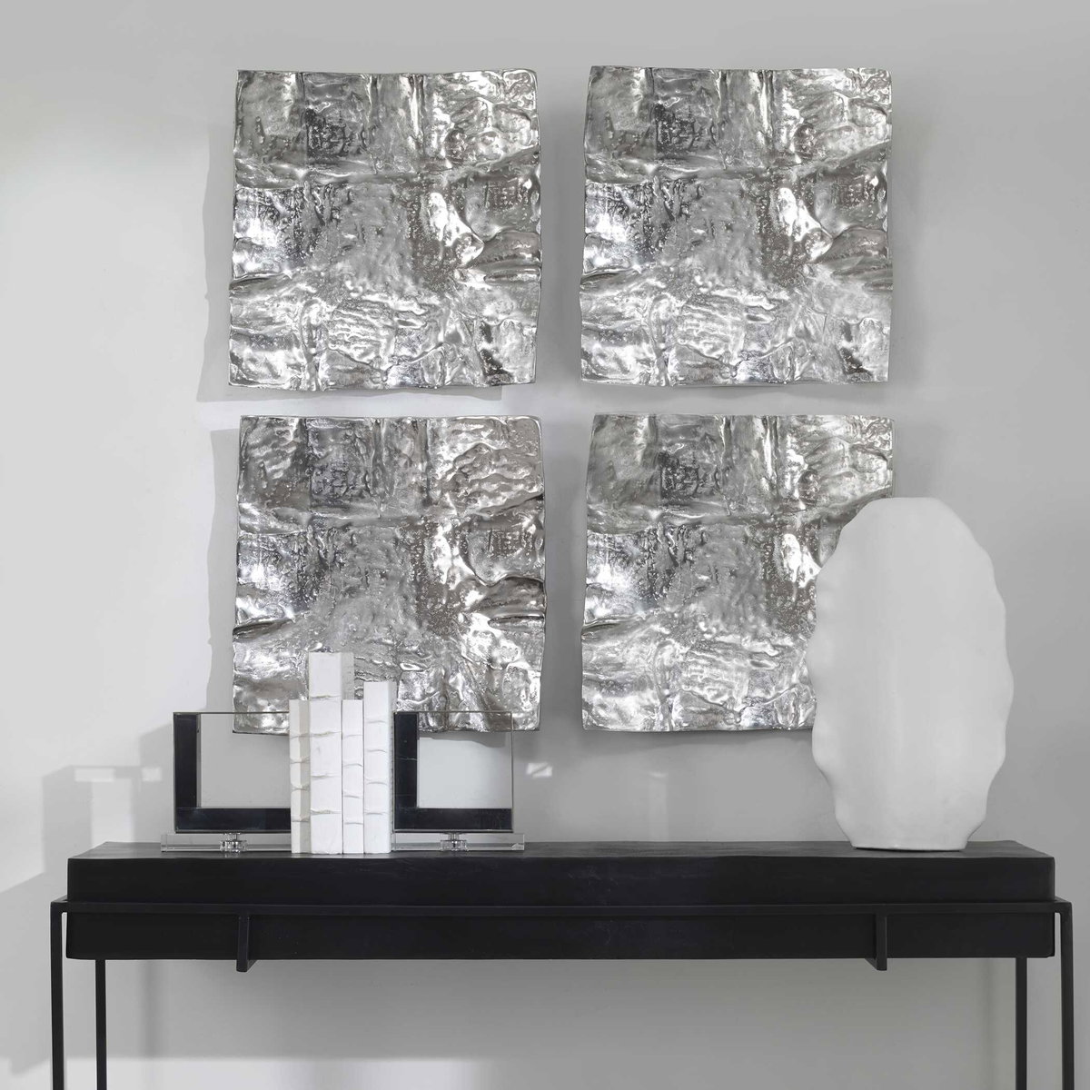 Archive Nickel Wall Decor, Art by Uttermost, 19" width x 19" height x 4" depth View 9