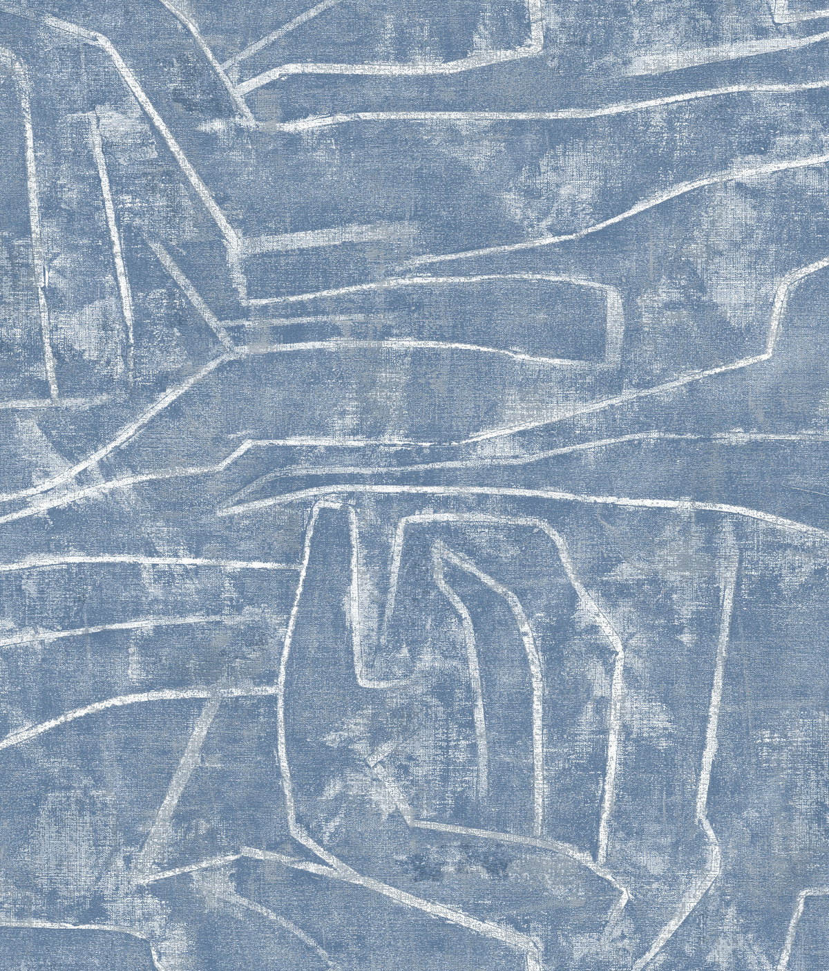 Urban Chalk Blue Peel & Stick Wallpaper, by York Wall, 20' length x 1'8.5" width x 0.02" depth View 1