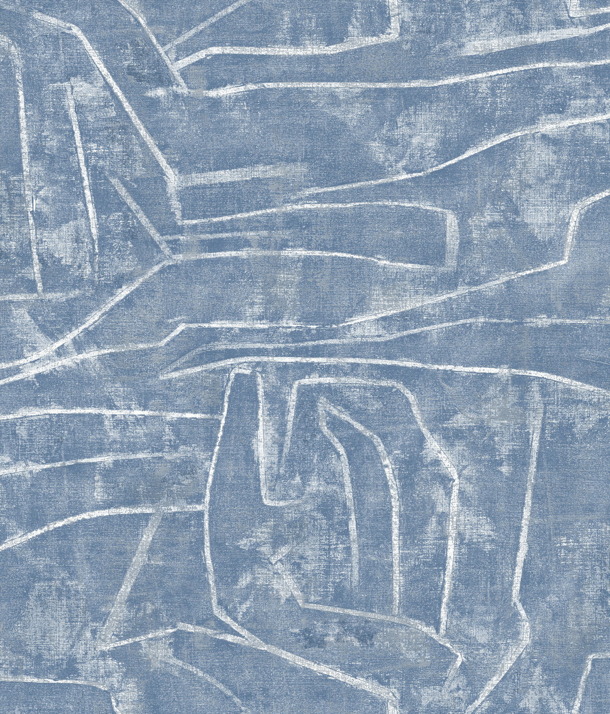 Urban Chalk Blue Peel & Stick Wallpaper, by York Wall, 20' length x 1'8.5" width x 0.02" depth